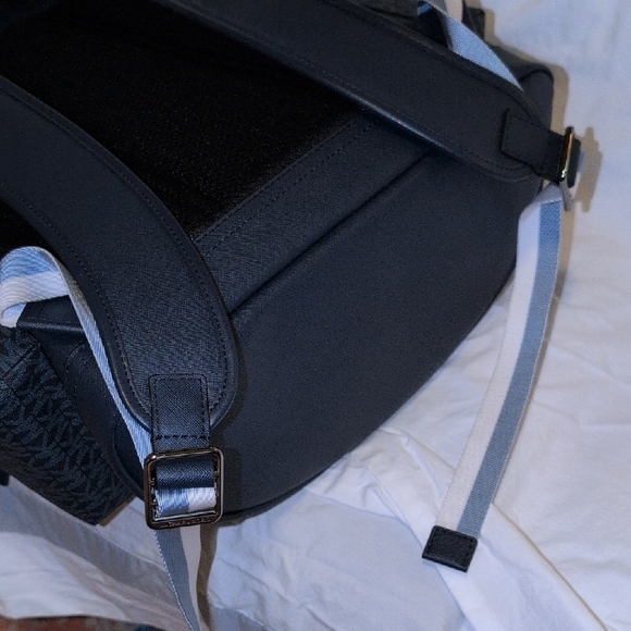 Michael Kors Blue and Gray Backpack with Reflective Stripe - Picture 5 of 6